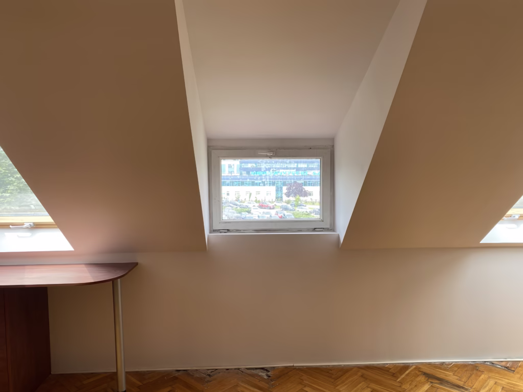 Efekt końcowy gipsowania ścian g-k