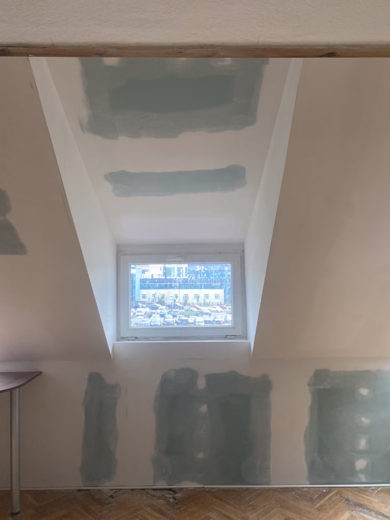 Wyszlifowanie płyt kartonowo-gipsowych